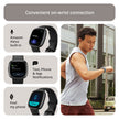 Google Fitbit Versa 4 Fitness Smart Watch for Men and Women with Daily Readiness, Gps, 24/7 Heart Rate, 40+ Exercise Modes, Sleep Tracking and More, Black/graphite, One Size (S and L Bands Included 🍁 All In One Marketplace Canada
