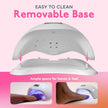 SUNUV UV Light for Nails, UV LED Nail Lamp with 4 Timer Settings, Compatible with All Gel Polish, Auto Sensor LCD Display Removable Base, SUN5 🍁 All In One Marketplace Canada