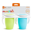 Munchkin Miracle 360˚ Trainer Cup, 7oz, 2Pk, Blue/Green, Blue, Green, 7 Ounce 🍁 All In One Marketplace Canada