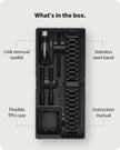 Fullmosa Compatible with Apple Watch Band 45mm 44mm 42mm 46mm 49mm 41mm 40mm 38mm, Stainless Steel Band with Case for iwatch Ultra Series11 10 9 8 7 6 5 4 3 2 1 & SE3/2/1,42mm 44mm 45mm Black 🍁 All In One Marketplace Canada
