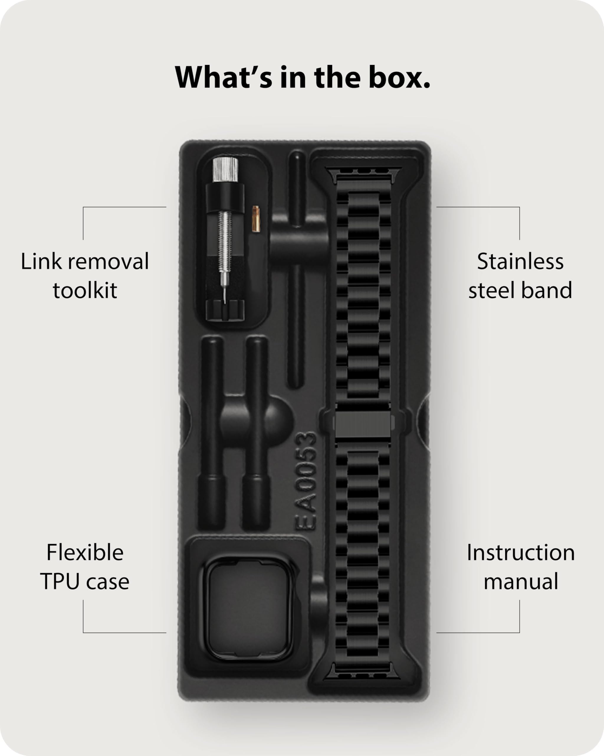 Fullmosa Compatible with Apple Watch Band 45mm 44mm 42mm 46mm 49mm 41mm 40mm 38mm, Stainless Steel Band with Case for iwatch Ultra Series11 10 9 8 7 6 5 4 3 2 1 & SE3/2/1,42mm 44mm 45mm Black 🍁 All In One Marketplace Canada