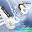 Neck Fan Rechargeable with LED Display & 360° Cooling Airflow, Portable Fan Bladeless Cooler, 4000mAh Battery, 3 Speed Settings, Ultra-Quiet Personal Fans for Home, Office, Travel, Sports - White 🍁 All In One Marketplace Canada