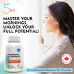 Live 5AM Magnesium L-Threonate | 144 mg Elemental Magnesium per 3 Capsules, Helps in Energy Metabolism, Bone and Teeth Maintenance, Muscle Function and Electrolyte Balance, 120 Vegan Capsules, Made in Canada 🍁 All In One Marketplace Canada