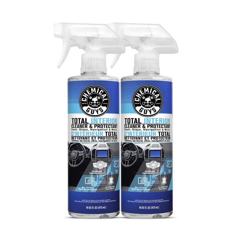 Chemical Guys Total Interior Cleaner & Protectant, Safe for Cars, Trucks, SUVs, Motorcycles, RVs & More, 473 ml (2 Pack), Fresh Scent 🍁 All In One Marketplace Canada