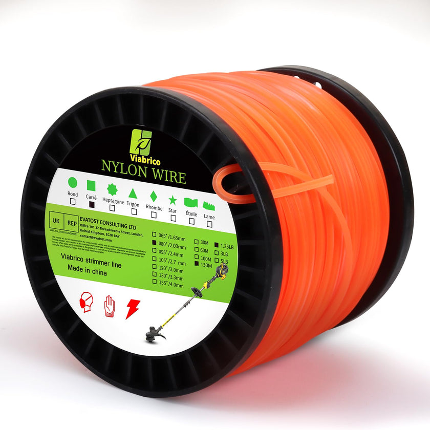 VIABRICO 0.080 Inch Trimmer Line, 0.080