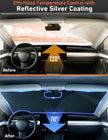 EcoNour Tesla Windshield Sunshade | 240T Polyester Shield for Model 3/Y | Superior UV & Heat Protection 🍁 All In One Marketplace Canada