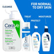 CeraVe Hydrating Cream-to-Foam Face Wash for Normal to Dry Skin, Face Cleanser with Hyaluronic Acid, Amino Acids & Ceramides, Gently Cleanses Skin, Fragrance-Free, Recommended by Dermatologists, 473mL 🍁 All In One Marketplace Canada