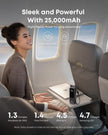 Anker Laptop Power Bank, 25,000mAh Portable Charger with Triple 100W USB-C Ports, Built-in Retractable Cables, Flight-Approved for Travel, iPhone 17/16 Series, MacBook, Samsung, and More 🍁 All In One Marketplace Canada