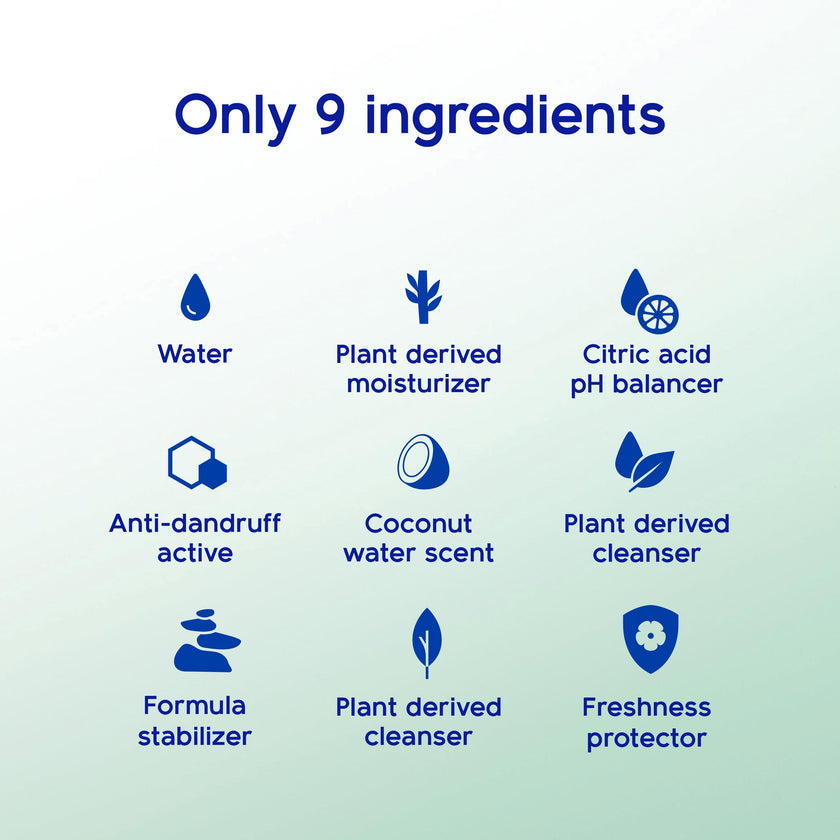 Head & Shoulders Anti-Dandruff Shampoo, Bare Pure Clean, 1% Pyrithione Zinc, Oily Scalp Relief, Free of Sulfates, Silicones, Dyes, Dermatologically Accredited by Skin Health Alliance (2x 400mL) 🍁 All In One Marketplace Canada