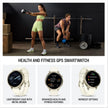 Garmin Venu® 4, 41mm, Advanced Health and Fitness GPS Smartwatch, Bright and Colorful Display, Built-in Flashlight, 10 Days of Battery Life, Lunar Gold with Bone Silicone Band 🍁 All In One Marketplace Canada