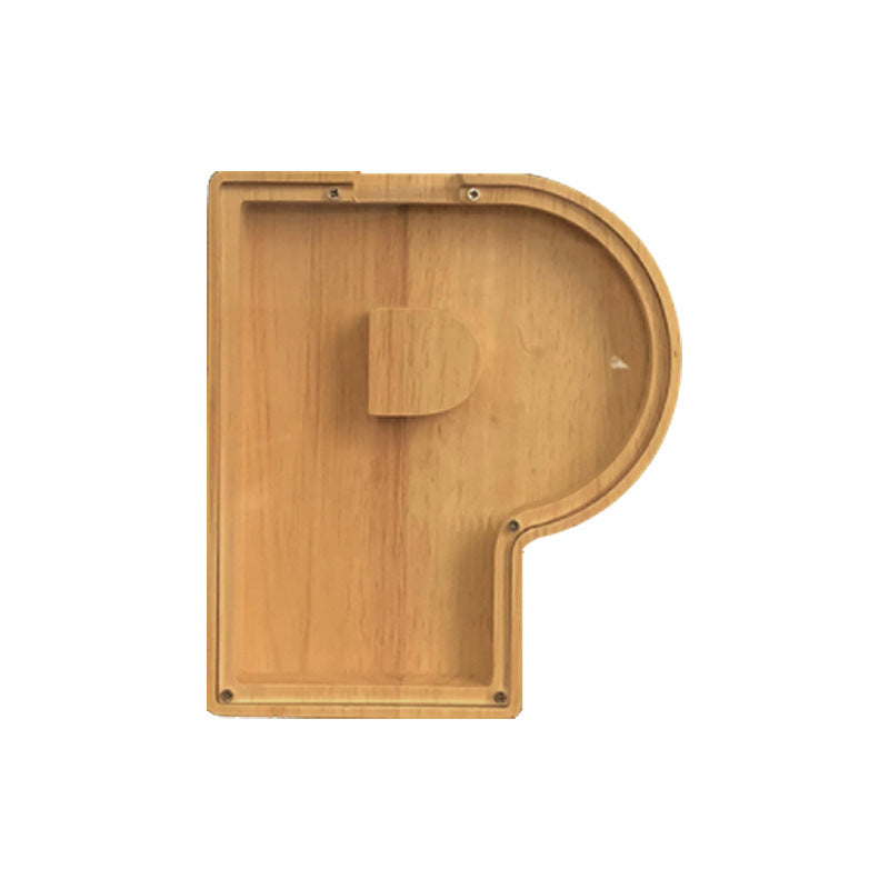Wooden Animal & Alphabet Piggy Bank – Kids Holiday Gift, A–Z & Animal Styles