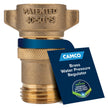 Camco Brass Camper/RV Water Pressure Regulator – Protects RV Kitchen Small Appliances, Plumbing & Hoses – Reduces RV Water Pressure to Safe & Consistent 40-50 PSI – Drinking Water Safe (40055) 🍁 All In One Marketplace Canada