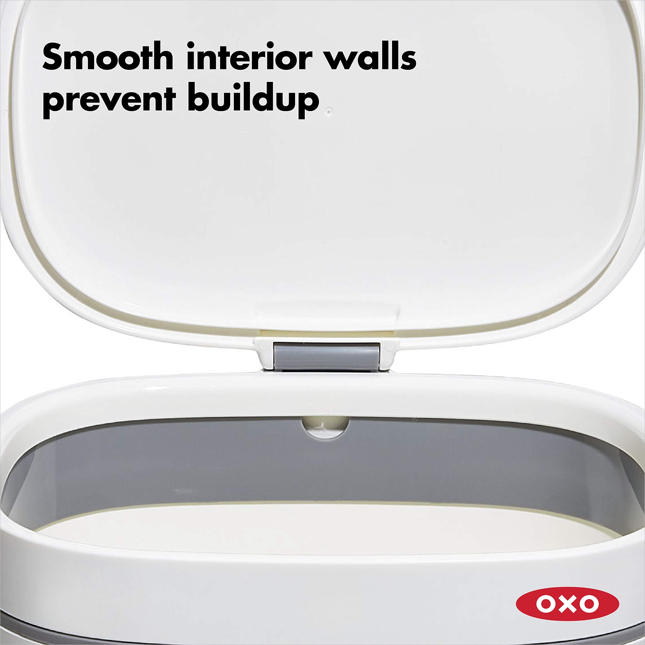 NEW OXO Good Grips Easy-Clean Compost Bin, White, 1.75 GAL/6.62 L 🍁 All In One Marketplace Canada
