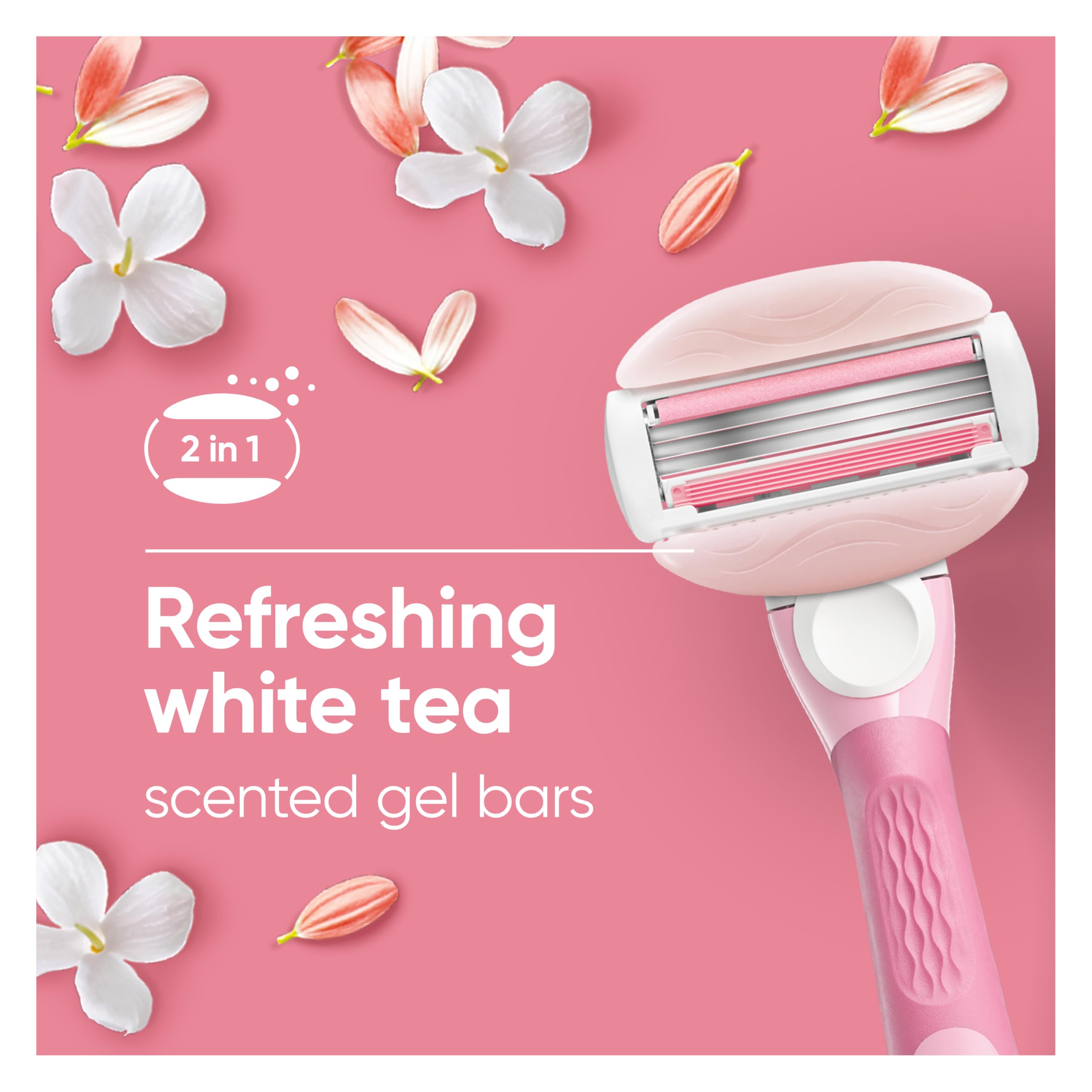 Venus ComfortGlide White Tea Women's Razor Blades, 4 Razor Blade Refills 🍁 All In One Marketplace Canada