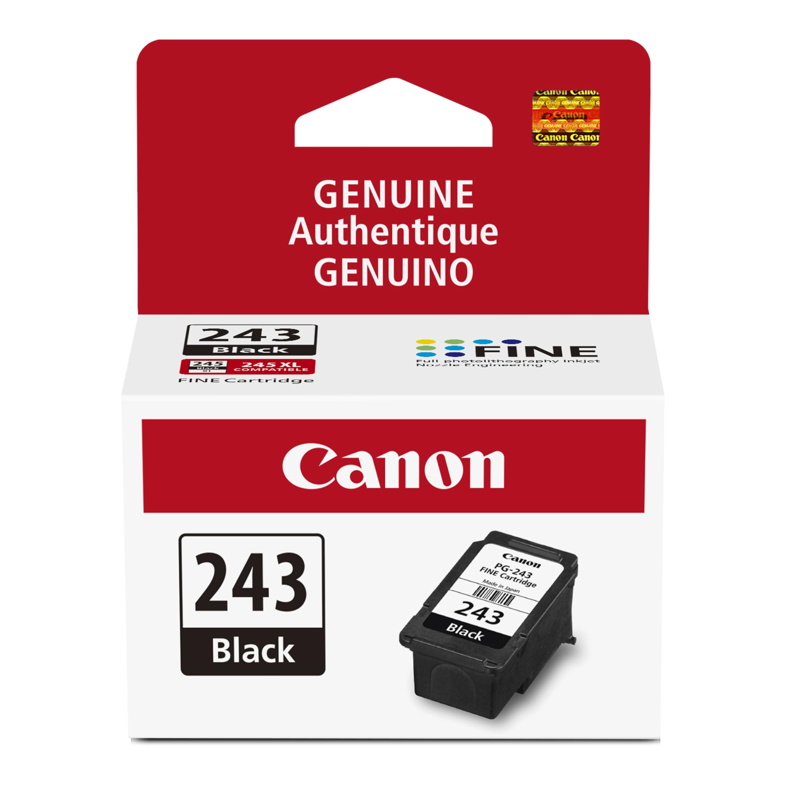 Canon PG-243 Black Ink Cartridge Compatible to Printer iP2820 MX492, MG2420, MG2520, MG2920, MG2922, MG2924 MG3020, MG2525, TS3120, TS302, TS202 and TR4520 🍁 All In One Marketplace Canada