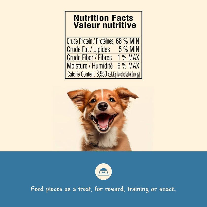 Benny BULLYS Chops Beef Liver Dog Treats, Freeze-Dried, Low Fat, High Energy & Nutrient Rich Food for Your Furry Friend, All Natural Ingredients 2X Small Bites- 520g/ 18.3oz 🍁 All In One Marketplace Canada