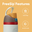 Owala FreeSip Insulated Stainless Steel Water Bottle with Straw for Sports and Travel, BPA-Free, 24-oz, Boneyard 🍁 All In One Marketplace Canada