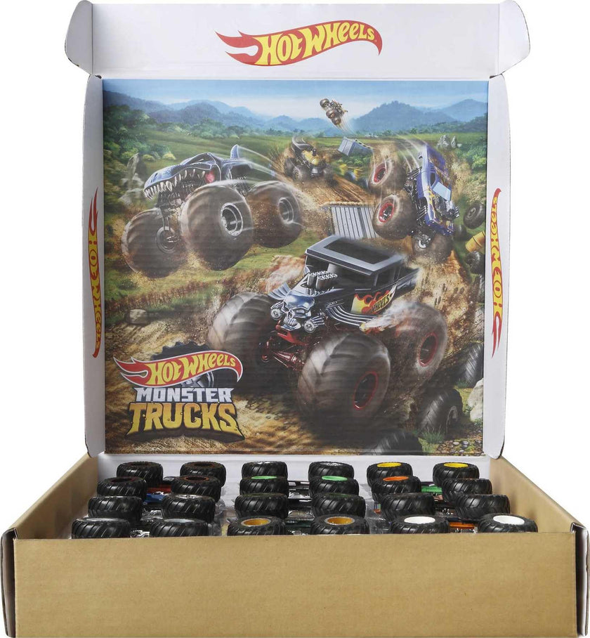 Hot Wheels Monster Trucks 1:64 Scale Die-Cast Ultimate Chaos 12 Pack Toy Vehicles for Kids Ages 3 years and older 🍁 All In One Marketplace Canada