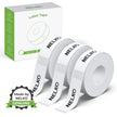 NELKO Genuine P21 Label Tape 14 x 40 mm Label Printing Paper Adhesive Tape Standard Laminated Replacement Multifunctional 180/Roll 3 Rolls 🍁 All In One Marketplace Canada