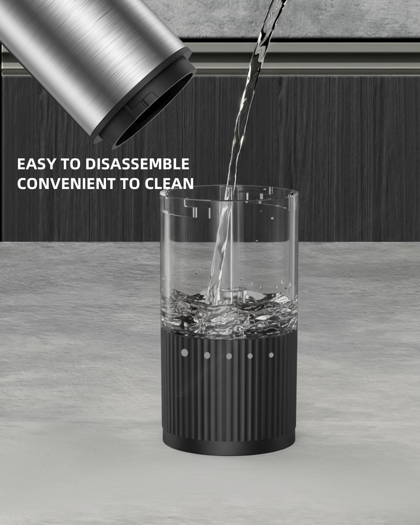 Salt and Pepper Grinder Set, Automatic Salt and Pepper Grinder, USB-C Rechargeable with 5 Adjustable Coarseness, One Hand Operation 🍁 All In One Marketplace Canada