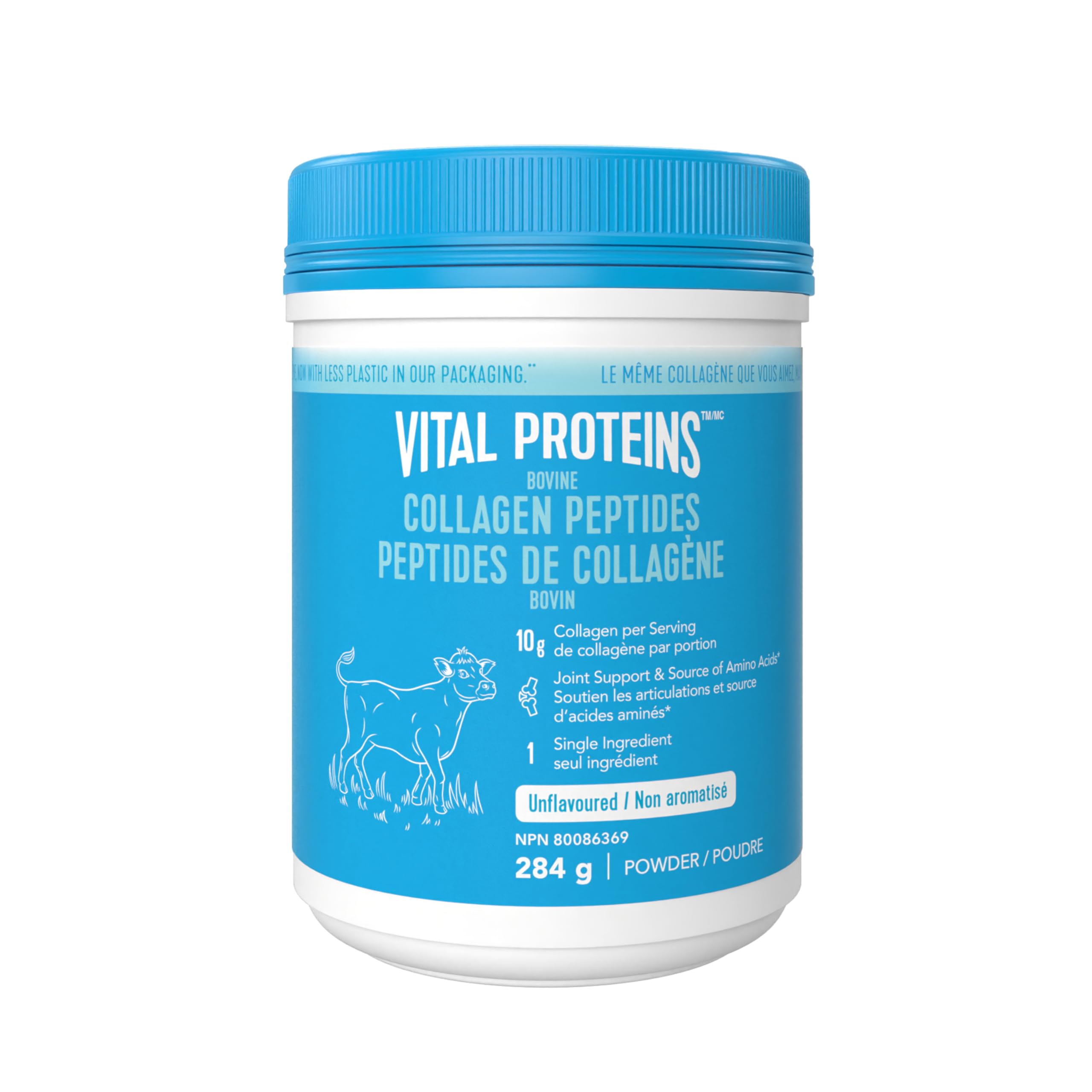 VITAL PROTEINS Bovine Collagen Powder, Hydrolyzed Collagen Per Serving - Unflavoured, 284 g 🍁 All In One Marketplace Canada