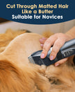 oneisall Quiet Cat Clippers for Matted & Long Hair, 2-Speed Cordless Pet Shaver Grooming Kit for Cats, Small Dogs & Animals (Blue) 🍁 All In One Marketplace Canada