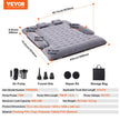 VEVOR Truck Bed Air Mattress, for 6-6.5 ft Full Size Truck Beds, Inflatable Air Mattress Camping Bed with 12V Air Pump 2 Pillows, Carry Bag, for Chevrolet Silverado, Dodge Ram, Ford 150/250/350 🍁 All In One Marketplace Canada