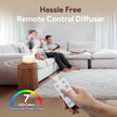 ASAKUKI 500ml Essential Oil Diffuser, 5 in 1 Premium Ultrasonic Aromatherapy Fragrant Oil Vaporizer Humidifier with Remote Control, 3 Timer and Auto-Off Safety Switch, 7 LED Light Colors 🍁 All In One Marketplace Canada