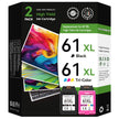 61XL Ink Cartridge Black Colour Compatible for HP 61 Ink Cartridge Compatible for HP Envy 4500 Ink fit for Envy 4500 5530 5534 5535 DeskJet 1000 1010 2540 2541 3050 OfficeJet 4630 4635 2620 Printer 🍁 All In One Marketplace Canada