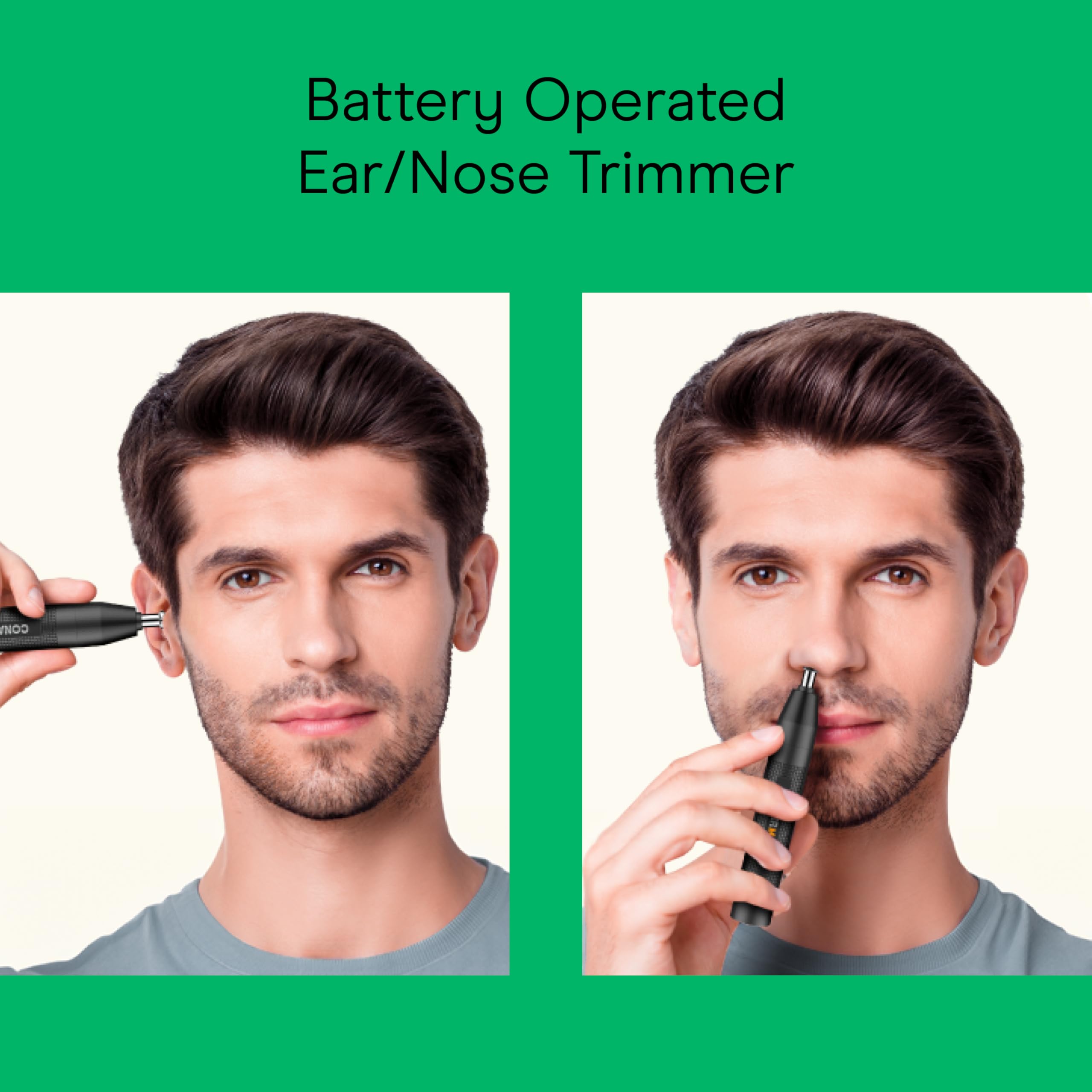 Conair The Barber Shop Pro Series Battery Operated Diamond Head Nose/ear Trimmer, 0.35 Pounds 🍁 All In One Marketplace Canada