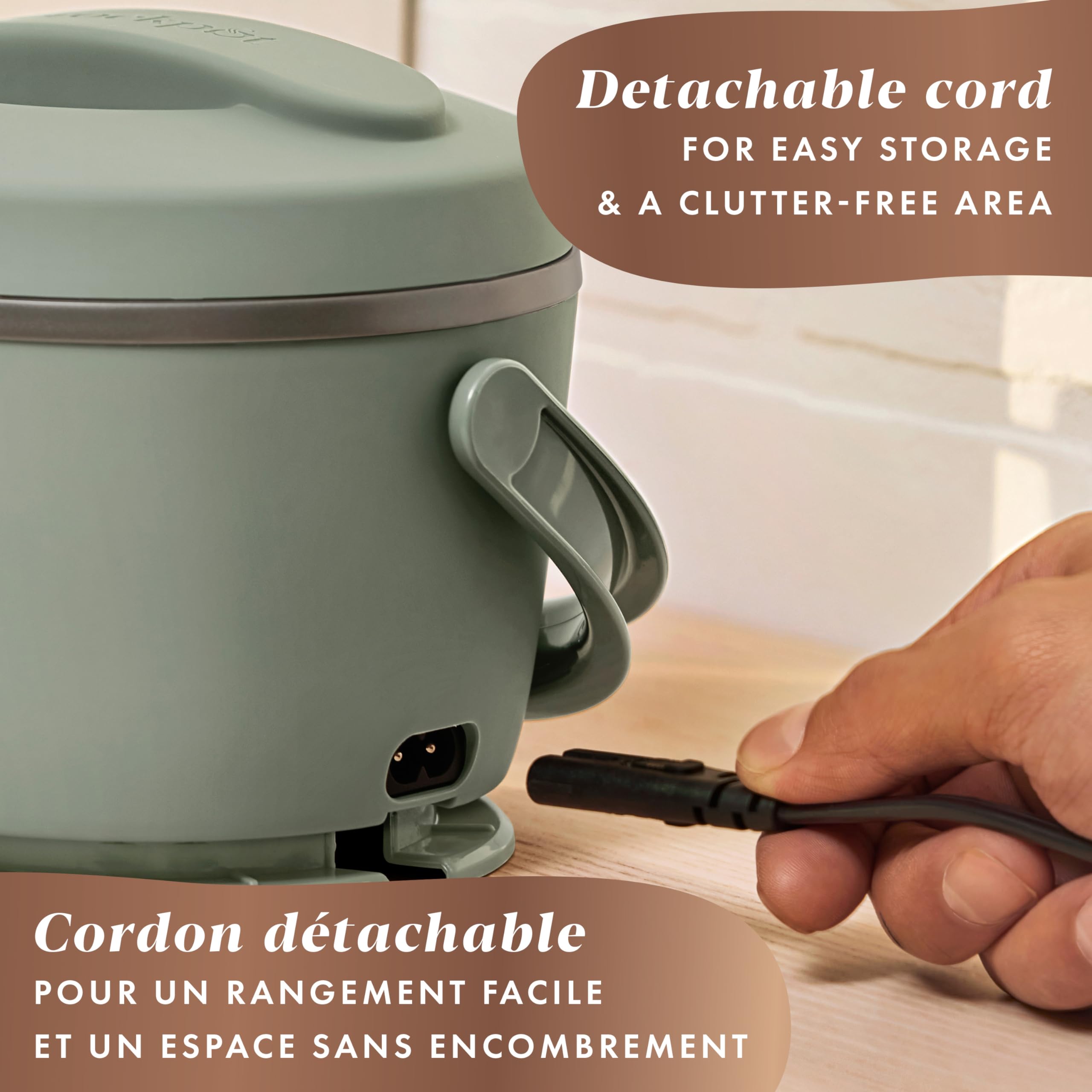Crock-Pot Electric Lunch Box, Portable Food Warmer for On-the-Go, 20-Ounce (591 mL), Moonshine Green 🍁 All In One Marketplace Canada