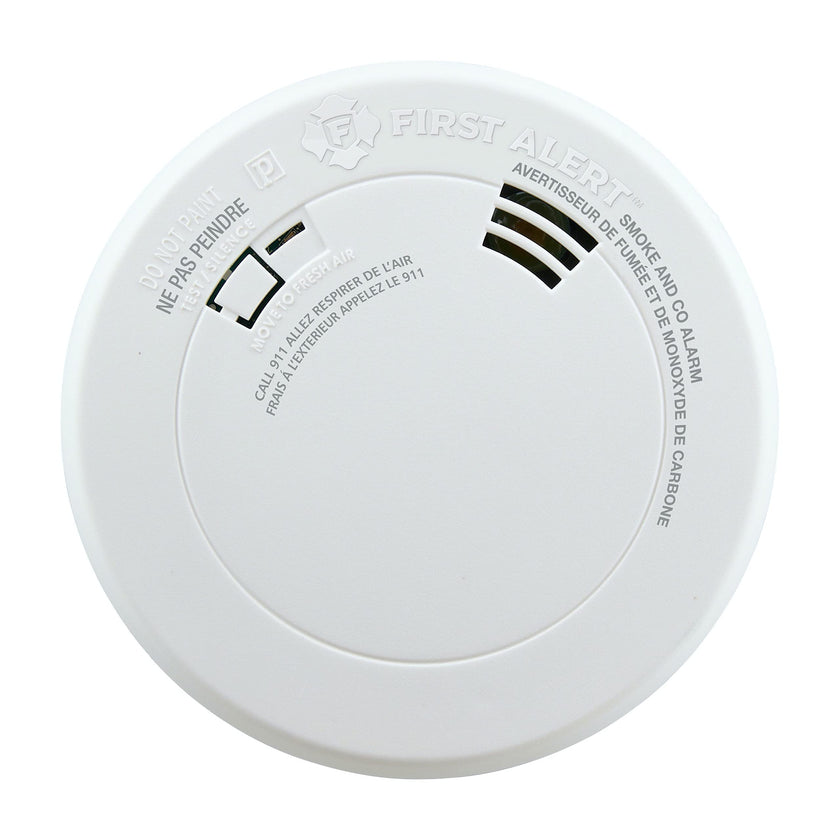 First Alert 10 Year Battery Smoke and Carbon Monoxide Alarm with Voice Alert, White, PRC710VA-6 🍁 All In One Marketplace Canada