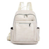 Portable Fashion Simple And Lightweight High School Leather Backpack