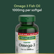 NATURE'S BOUNTY Omega-3 Fish Oil, 1000 mg, Softgels, 262.1 g 🍁 All In One Marketplace Canada