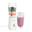 Hamilton Beach Personal Blender for Smoothies & Protein Shakes, Portable Single Serve Blender with 2 Travel Jars & Lids, 14 oz BPA-Free Cups, Stainless Steel Blades, 300W, White, 51102G 🍁 All In One Marketplace Canada