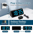 Netzu Loud Alarm Clocks for Bedrooms, Heavy Sleepers Alarm Clock with Dual Alarms, Bold Digits, 5 Dimmers, 4 Volumes, Snooze, Bedside Clock for Deep Sleepers Kids Teens Seniors, Plug in Clock 🍁 All In One Marketplace Canada