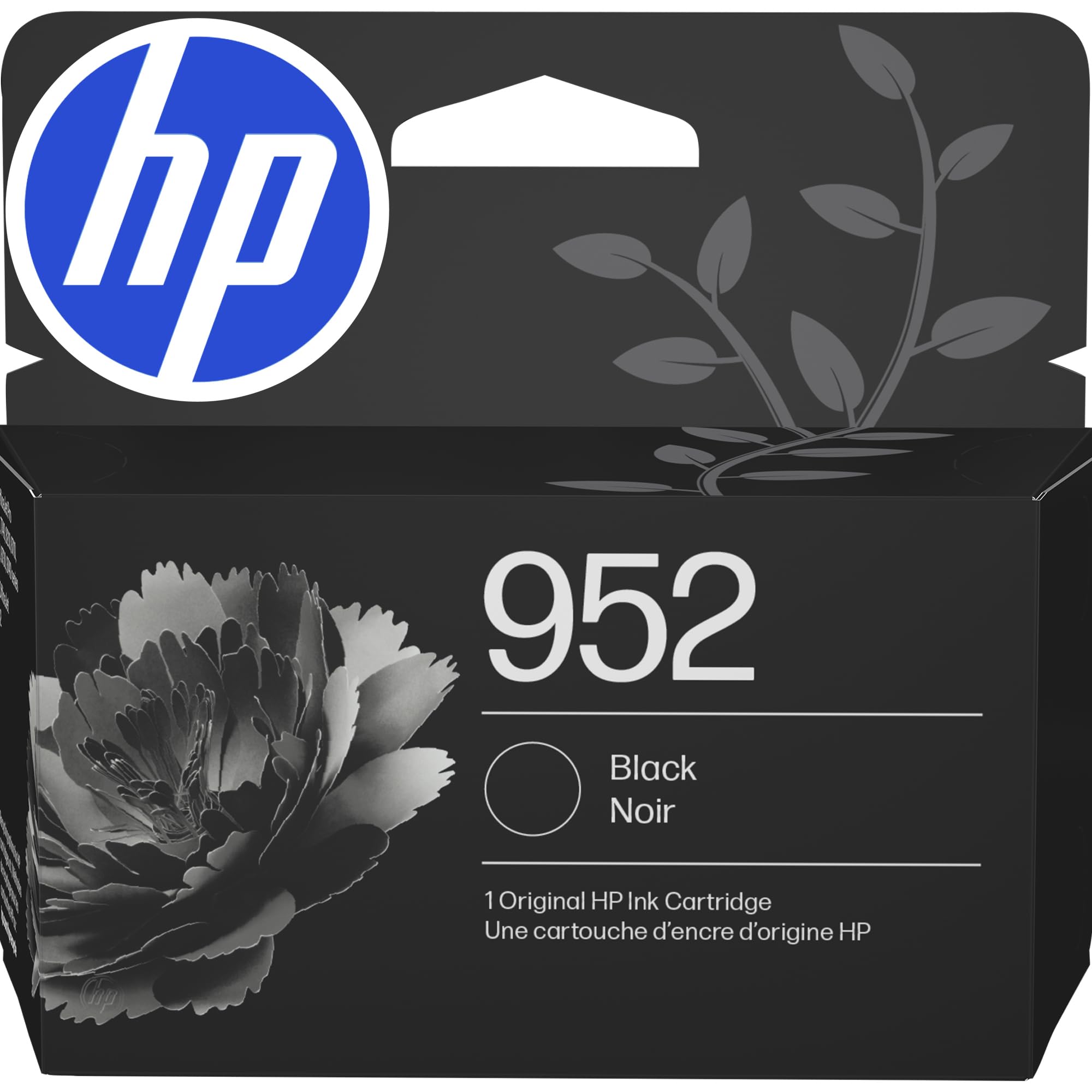 Original HP 952 Black Ink Cartridge | Works with HP OfficeJet 8702, HP OfficeJet Pro 7720, 7740, 8210, 8710, 8720, 8730, 8740 Series | Eligible for Instant Ink | F6U15AN 🍁 All In One Marketplace Canada