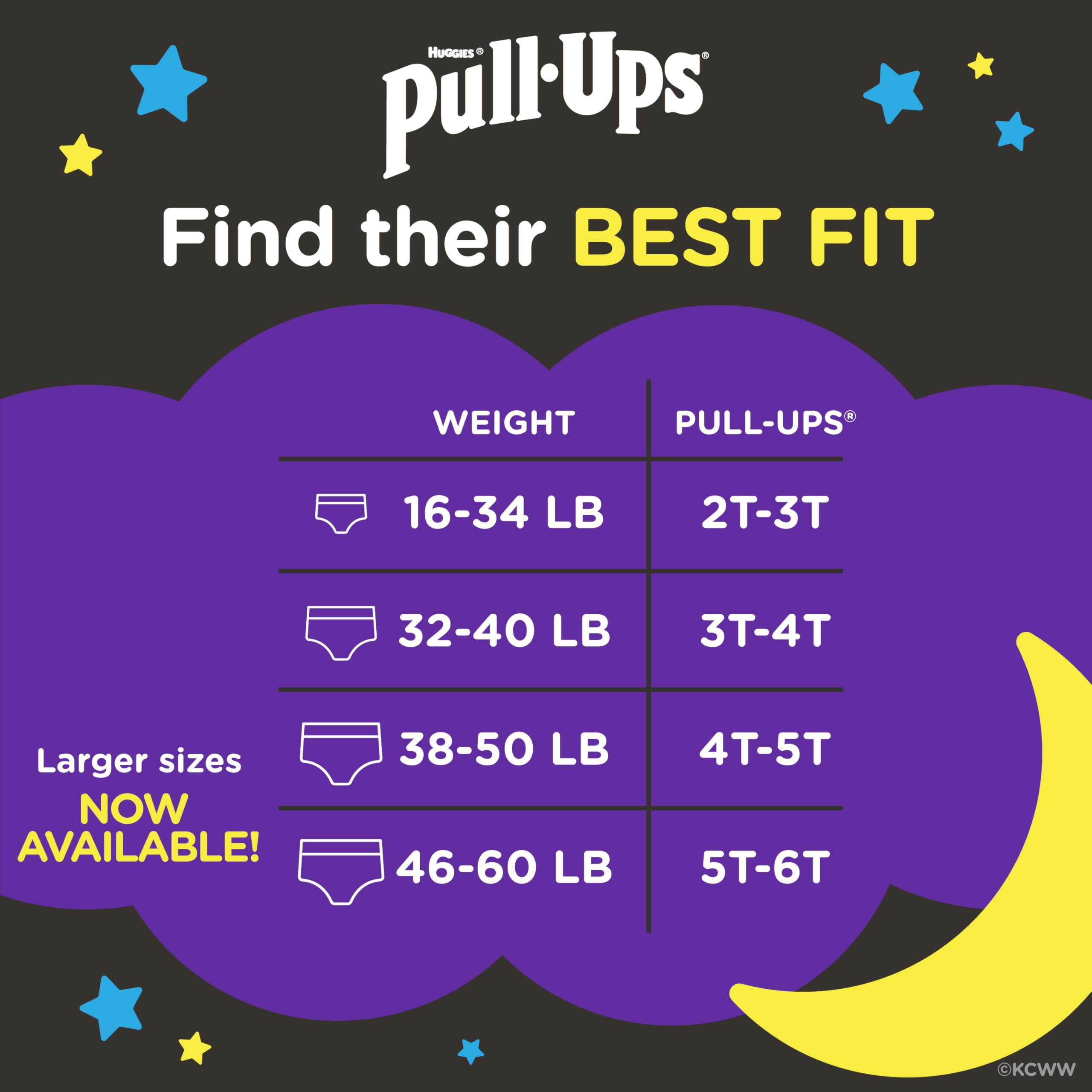 Pull-Ups Boys' Night-Time Potty Training Pants, 3T-4T, 108 Count 🍁 All In One Marketplace Canada