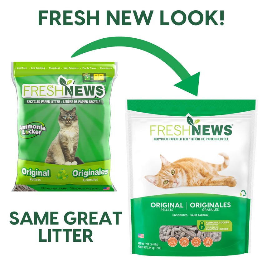 Fresh News Cat Litter, 25 Pounds, Beige 🍁 All In One Marketplace Canada