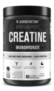 Jacked Factory Creatine Monohydrate Powder - Canadian-Owned Informed Choice Certified Supplement for Increased Muscle Mass*, Improved Strength, Power, & Performance** - 85 Servings, Arctic White 🍁 All In One Marketplace Canada