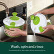 Cuisinart Salad Spinner with Easy-to-Spin Knob, 3-Qt Capacity (CTG-00-SSASC) 🍁 All In One Marketplace Canada