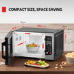 TOSHIBA ML-EM31P(SS)/CA Microwave Oven with Smart Sensor, Easy Clean Interior, ECO Mode, and Sound On/Off, 1.2 Cu. ft, Stainless Steel 🍁 All In One Marketplace Canada