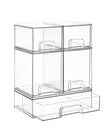 Vtopmart Stackable Storage Drawers Set of 5, 12