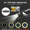 Dual Lens Endoscope Camera with Light, DPduct 1920P HD Borescope Inspection with 8+1 Lights, 7.9mm IP67 Waterproof 16.4ft Semi-Rigid Cable Snake Camera for Android and iOS,iPhone,iPad 🍁 All In One Marketplace Canada