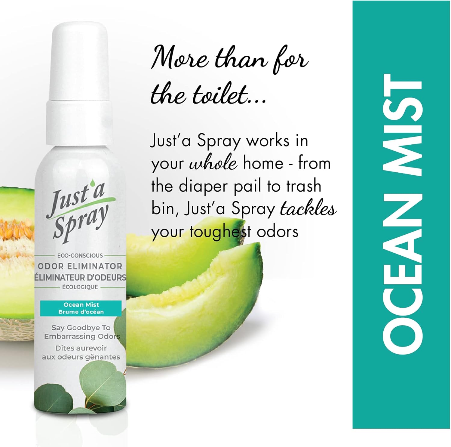 55 ml (1.9 oz), Ocean Mist Toilet Spray | Just'a Spray