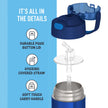 THERMOS FUNTAINER Water Bottle with Straw, 14oz, Navy 🍁 All In One Marketplace Canada