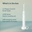 Philips Sonicare 4100 Power Toothbrush, Rechargeable Electric Toothbrush with Pressure Sensor, White HX3681/23 🍁 All In One Marketplace Canada