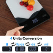 AIMILAR Digital Kitchen Scale 22lb/10kg USB-C Rechargeable, Tempered Glass Top Easy Clean, LED Touch Screen No Buttons, Auto Shut Off 🍁 All In One Marketplace Canada