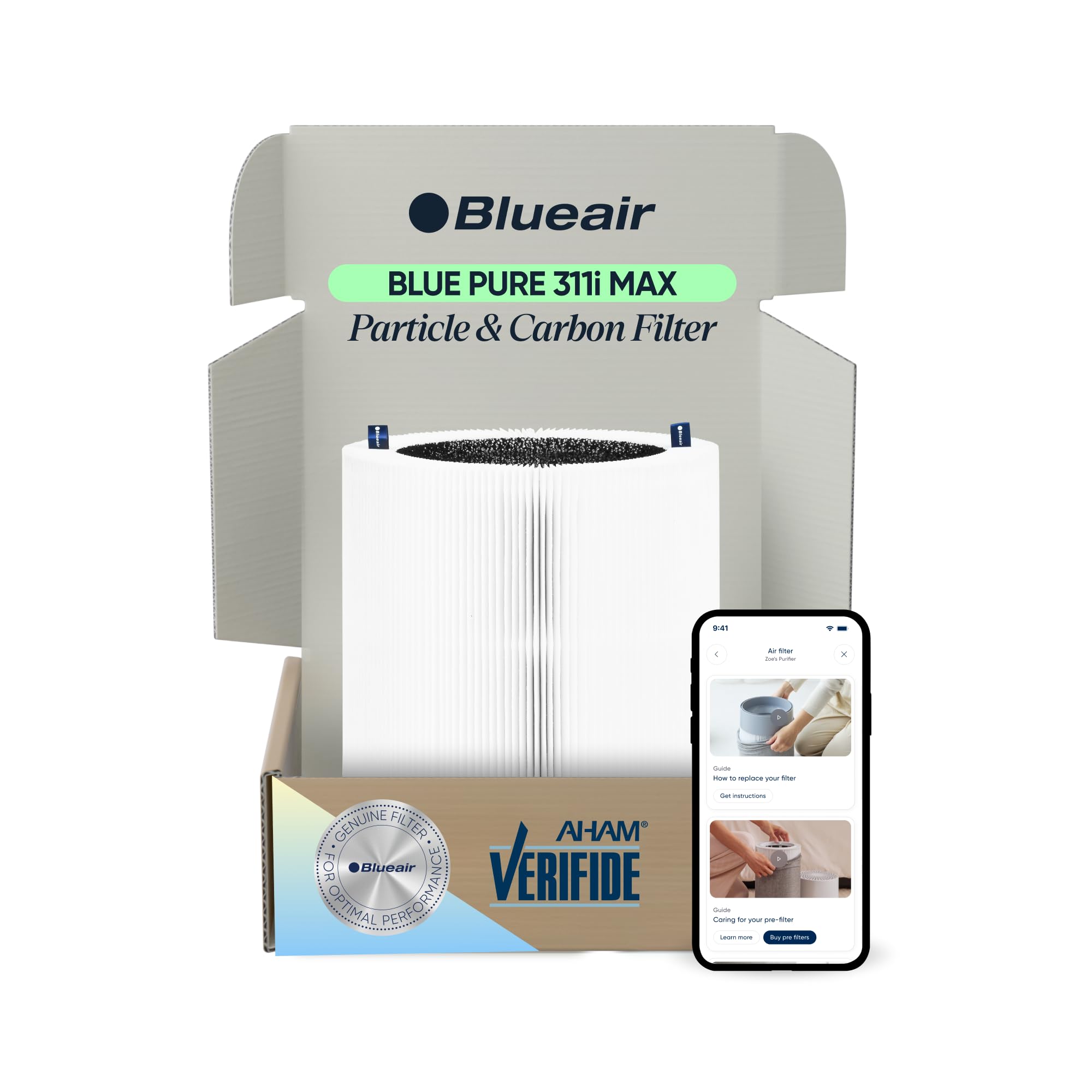 BLUEAIR Pure 311i Max Genuine Replacement Filter F3MAX, Fits Air Purifier 🍁 All In One Marketplace Canada