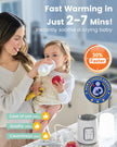 Bottle Warmer, GROWNSY 8-in-1 Fast Baby bottle Warmer with Timer LCD Display Accurate Temperature Control for Breastmilk or Formula 🍁 All In One Marketplace Canada